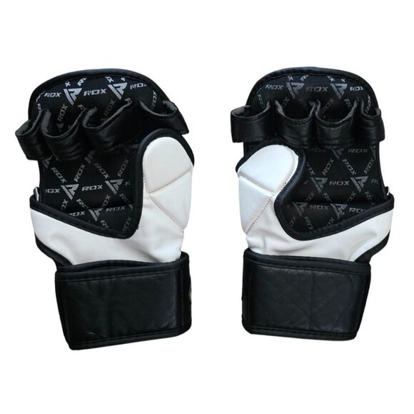 RDX Yellow/Black Sparring Gloves With Wrist Strap - Picture 9 of 9